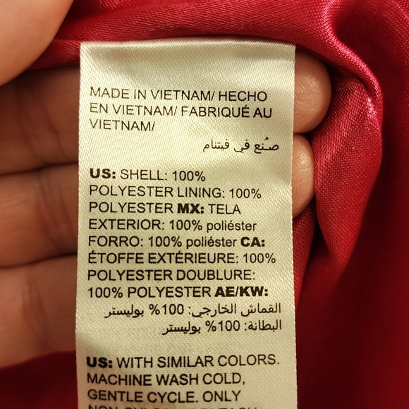 Women'sShantung Topper in Magenta Rose - Picture 6 of 8